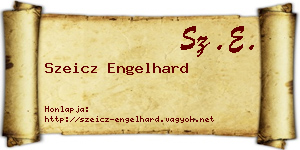 Szeicz Engelhard névjegykártya